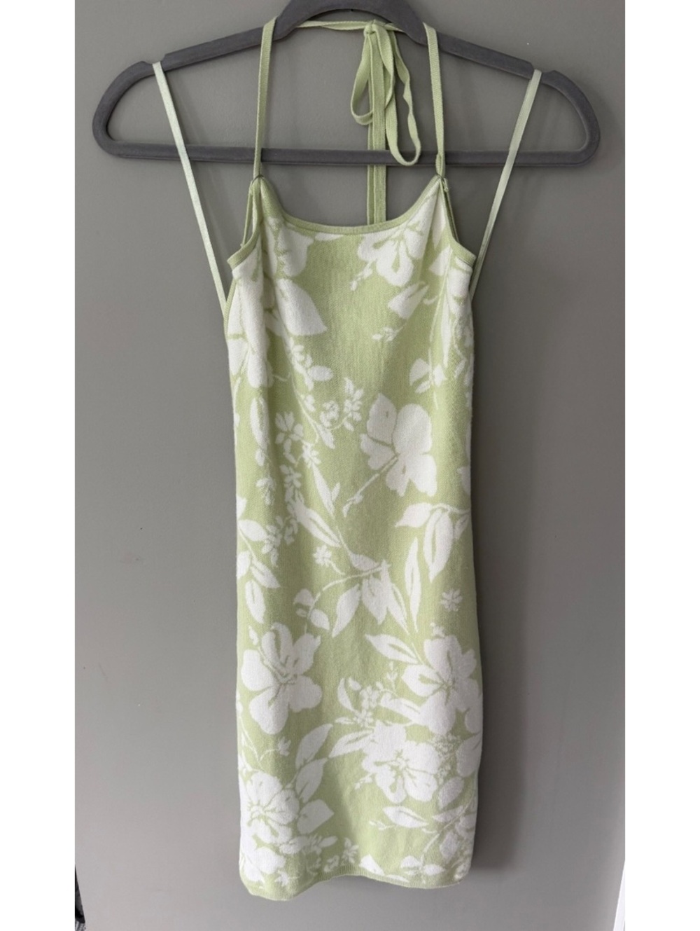 Abercrombie & Fitch Green Floral Mini Dress